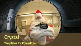  Presentation with laundromat - PPT theme featuring shot with a fish eye background and a tawny brown colored foreground