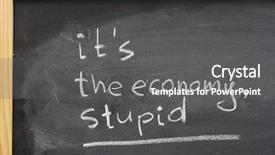  Presentation with campaign - Slide deck consisting of s successful 1992 presidential campaign background and a gray colored foreground