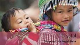  Presentation with hmong - PPT theme featuring sa-pa-vietnam-march-15 background and a  colored foreground