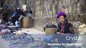  Presentation with hmong - Cool new slide set with sa-pa-vietnam-march-15 backdrop and a ocean colored foreground