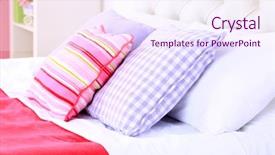  Presentation with simple soft fire - PPT theme having sabana - comfortable soft bed in room background and a  colored foreground