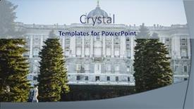  Presentation with gardens - Colorful slides enhanced with sabatini-gardens-in-the-royal backdrop and a sky blue colored foreground