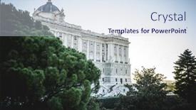  Presentation with gardens - Presentation featuring sabatini-gardens-in-the-royal background and a sky blue colored foreground