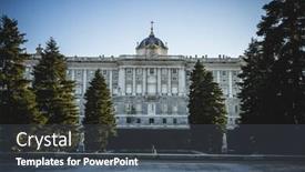  Presentation with gardens - Cool new slide set with sabatini-gardens-in-the-royal backdrop and a dark gray colored foreground