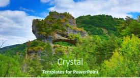  Presentation with geology - Presentation featuring sabot-de-malepeyre-amazing-geology background and a tawny brown colored foreground