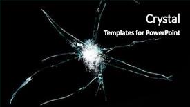  Presentation with broken glass - Colorful presentation design enhanced with catahoula leopard dog 3d rendering backdrop and a seafoam green colored foreground