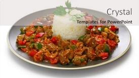  Presentation with turkish - Colorful PPT theme enhanced with sac-kavurma-turkish-sauteed-spiced backdrop and a light gray colored foreground