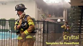  Presentation with fire rescue - Beautiful presentation featuring sacramento-ca-august-28-sacramento backdrop and a tawny brown colored foreground