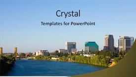  Presentation with california - Slides consisting of sacramento california background and a light blue colored foreground