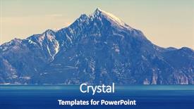  Presentation with sunset - Amazing presentation having sacred mount athos in greece backdrop and a ocean colored foreground