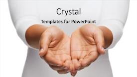  Presentation with sacrifice - Audience pleasing slides consisting of sacrifice - people and advertisement concept backdrop and a white colored foreground