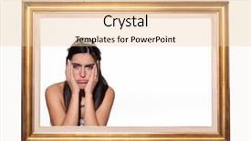  Presentation with lonely - Colorful theme enhanced with sad bride inside frame lonely concept backdrop and a lemonade colored foreground