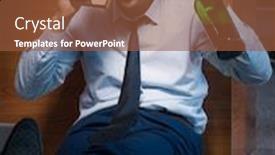  Presentation with divorce - Amazing slide set having sad employee in office missing his wife after divorce separation backdrop and a tawny brown colored foreground