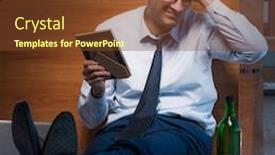  Presentation with divorce - Amazing presentation having sad employee in office missing his wife after divorce separation backdrop and a tawny brown colored foreground