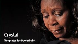  Presentation with sad - Theme enhanced with sad face - serious or somber beautiful black background and a black colored foreground