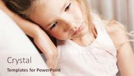  Presentation with abuse - Slides having sad-girl-at-home background and a lemonade colored foreground