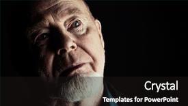  Presentation with old black men - Amazing slide set having sad grandparents - portrait of old man backdrop and a black colored foreground