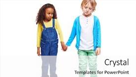  Presentation with sad child - Amazing slide set having sad kids backdrop and a white colored foreground