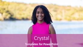  Presentation with african american teenager girl - Slide deck featuring sad-mixed-race-african-american background and a violet colored foreground