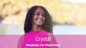  Presentation with african american teenager girl - Slides consisting of sad-mixed-race-african-american background and a purple colored foreground