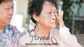  Presentation with tears - Presentation design enhanced with economy funding savings or money background and a lemonade colored foreground