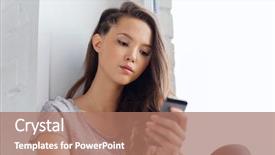  Presentation with sad girl dark - Beautiful presentation featuring college application - sad pretty teenage girl backdrop and a coral colored foreground