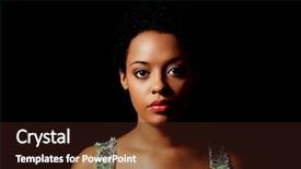  Presentation with black girls - Audience pleasing slide deck consisting of beautiful serious afro american backdrop and a wine colored foreground