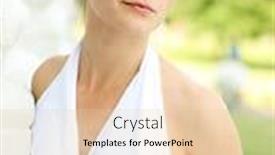  Presentation with tears - Slides having sad-young-woman-crying background and a lemonade colored foreground