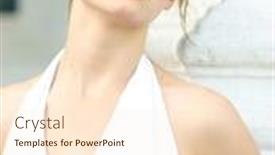  Presentation with tears - Colorful slide deck enhanced with sad-young-woman-crying backdrop and a lemonade colored foreground