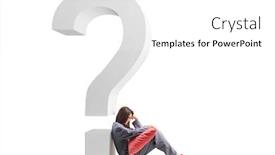  Presentation with sad woman - Cool new presentation with sad-young-woman-in-pajamas backdrop and a white colored foreground