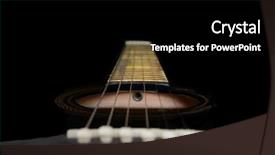  Presentation with sound - Colorful PPT theme enhanced with saddle of a handmade acoustic backdrop and a black colored foreground