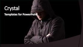  Presentation with mental health - Amazing PPT layouts having sadness and mental health issues backdrop and a black colored foreground