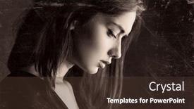  Presentation with unhappy - Audience pleasing slide set consisting of sadness-melancholy-portrait-beautiful-young backdrop and a tawny brown colored foreground