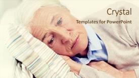  Presentation with sadness - Presentation consisting of sadness trouble problem and people background and a  colored foreground