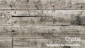  Presentation with safari - Presentation featuring safari cartoon - handmade story on woodboard background and a gray colored foreground