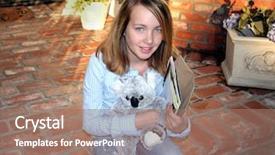  Presentation with steps - Colorful presentation enhanced with safe school outside - cute waiting young girl backdrop and a coral colored foreground