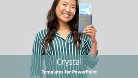  Presentation with health tourism - Amazing PPT theme having safe-travel-tourism-and-health backdrop and a seafoam green colored foreground