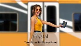  Presentation with immunity - Audience pleasing PPT theme consisting of safe-travel-tourism-and-health backdrop and a gold colored foreground