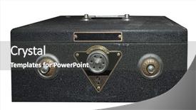  Presentation with safe electric - PPT layouts consisting of safe with twin combintaion lock background and a  colored foreground