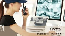  Presentation with camera security - Beautiful PPT layouts featuring safeguard monitoring home security camera backdrop and a lemonade colored foreground