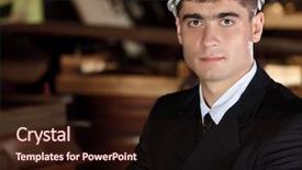  Presentation with manufacturing - Amazing presentation design having safety audit - industrial theme manager backdrop and a  colored foreground