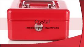  Presentation with currant black white and red - PPT theme enhanced with safety briefing - closed red case isolated background and a red colored foreground