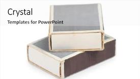  Presentation with group of wildlife crocodile isolated - PPT theme having safety carton - group of matchboxes isolated background and a white colored foreground