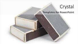  Presentation with group - Audience pleasing slide set consisting of safety carton - group of matchboxes isolated backdrop and a white colored foreground