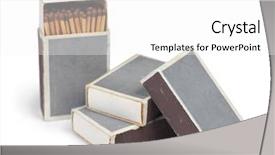  Presentation with group of wildlife crocodile isolated - Cool new PPT theme with safety carton - group of matchboxes isolated backdrop and a white colored foreground