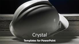  Presentation with safety first - Cool new theme with safety-first-concept-white-hard backdrop and a dark gray colored foreground