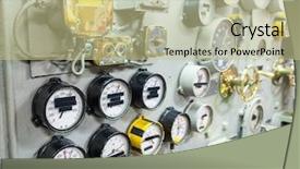  Presentation with marine industry - Beautiful theme featuring safety general industry - marine museum exhibition on military backdrop and a mint green colored foreground