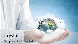  Presentation with holding hands - Slide deck enhanced with safety health environmental - close up of human hands background and a lemonade colored foreground