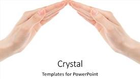  Presentation with collaborative - Theme having safety health environmental - collaborative human hands grouped background and a white colored foreground