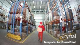  Presentation with worker safety - Cool new presentation theme with vintage look the tower of london medieval castle and prison backdrop and a gold colored foreground